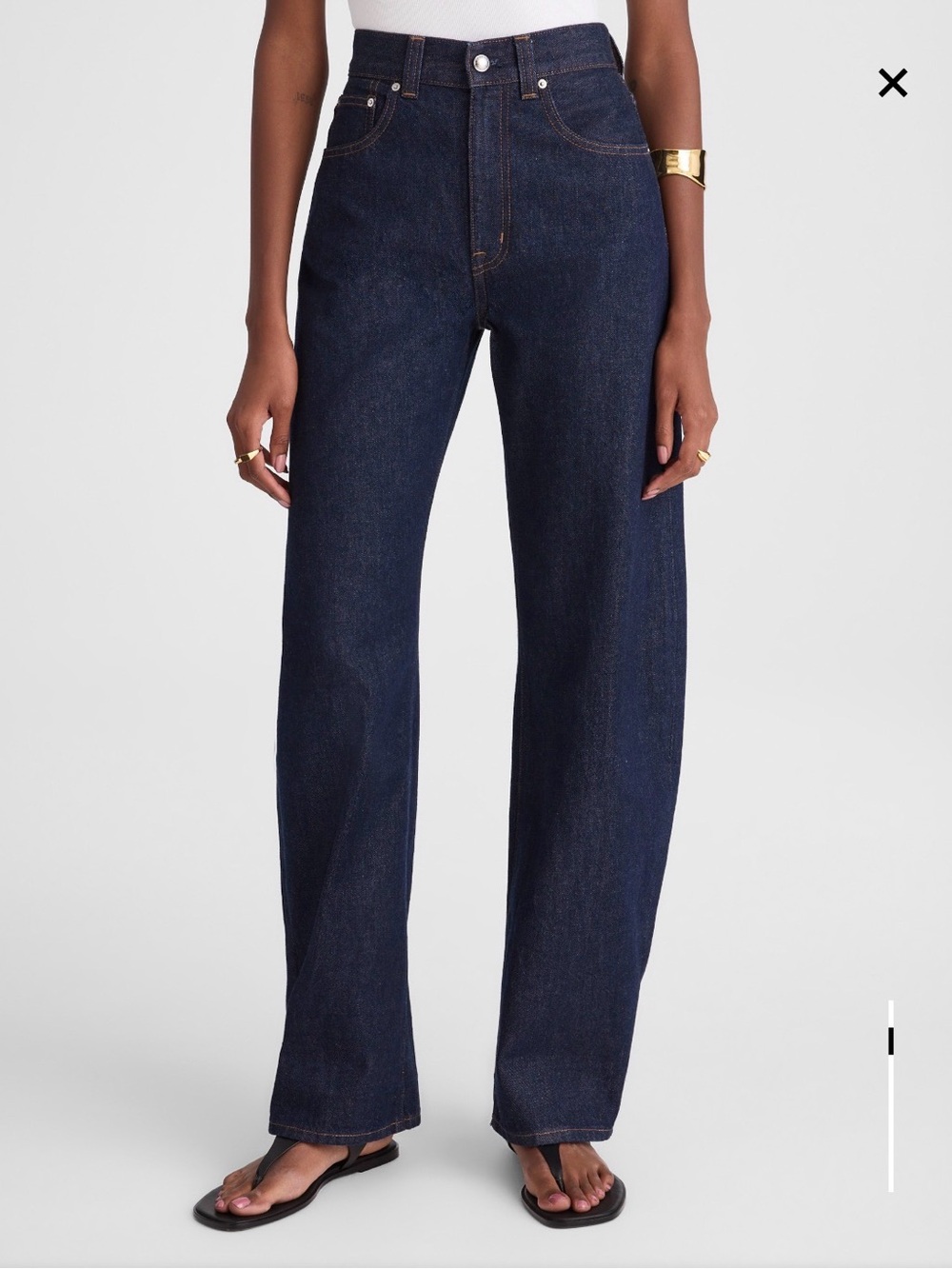 Madewell The Balloon Jeans in Dark Indigo